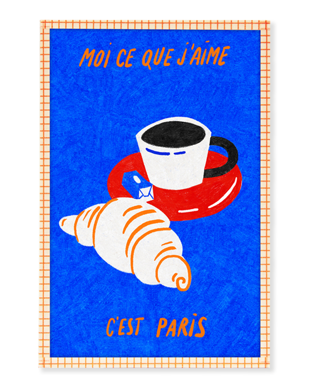Lot Métro + Café + Tour eiffel