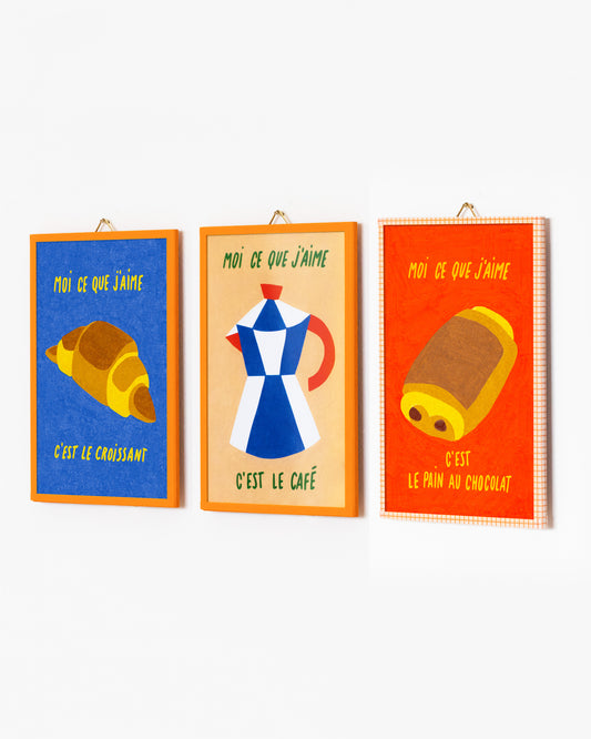 Lot Café + Croissant + Pain au chocolat