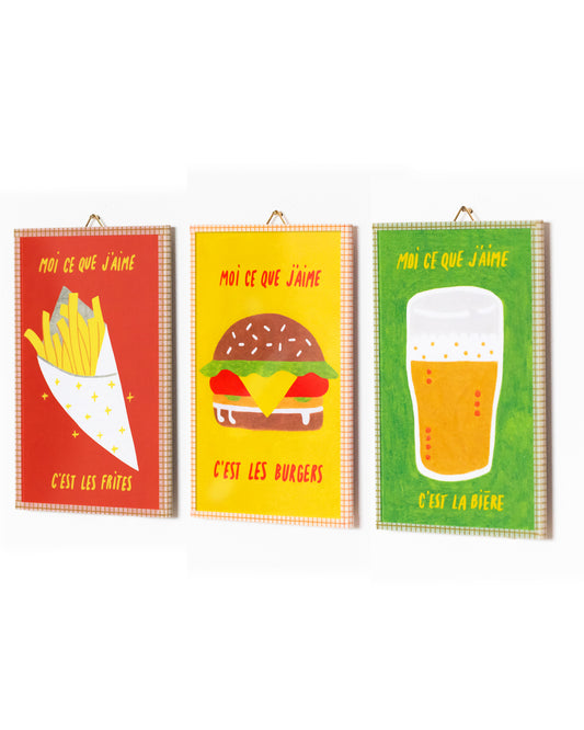 Lot Bière + Burgers + Frites