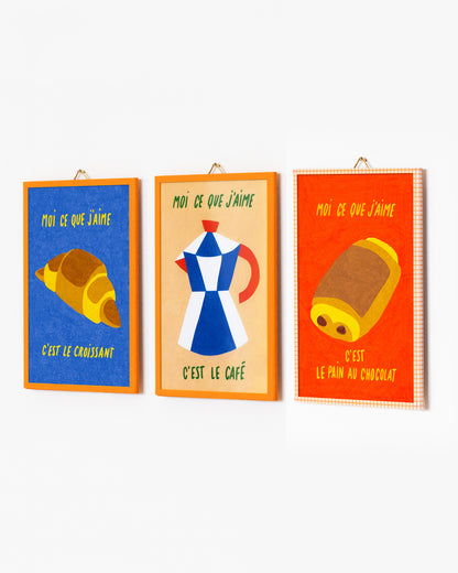 Lot Café + Croissant + Pain au chocolat