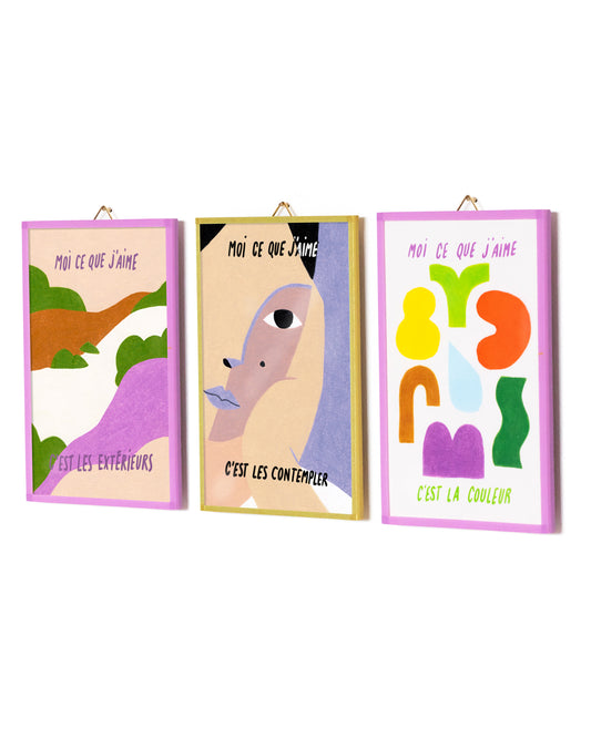 Lot Couleurs + Contempler + extérieurs