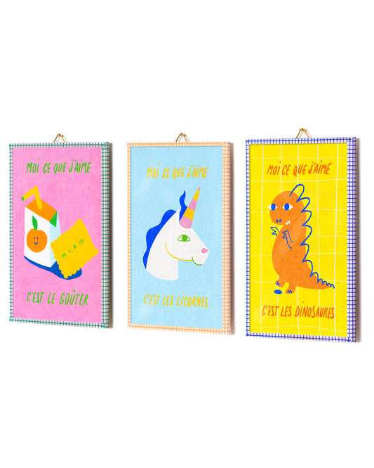 Lot Licorne + Gouter + Dinosaures