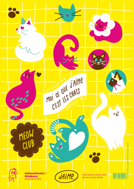 Coloriage MEOW CLUB #1